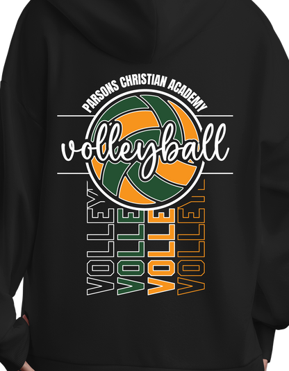 Volleyball Green & Gold hoodie