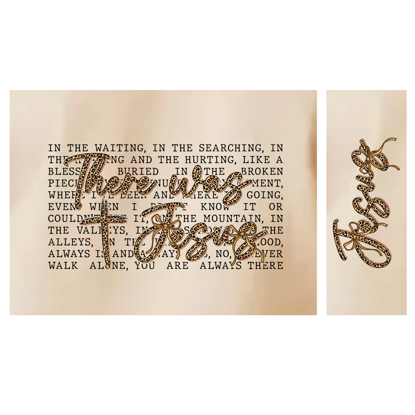 "There was Jesus" Comfort Colors sweatshirt