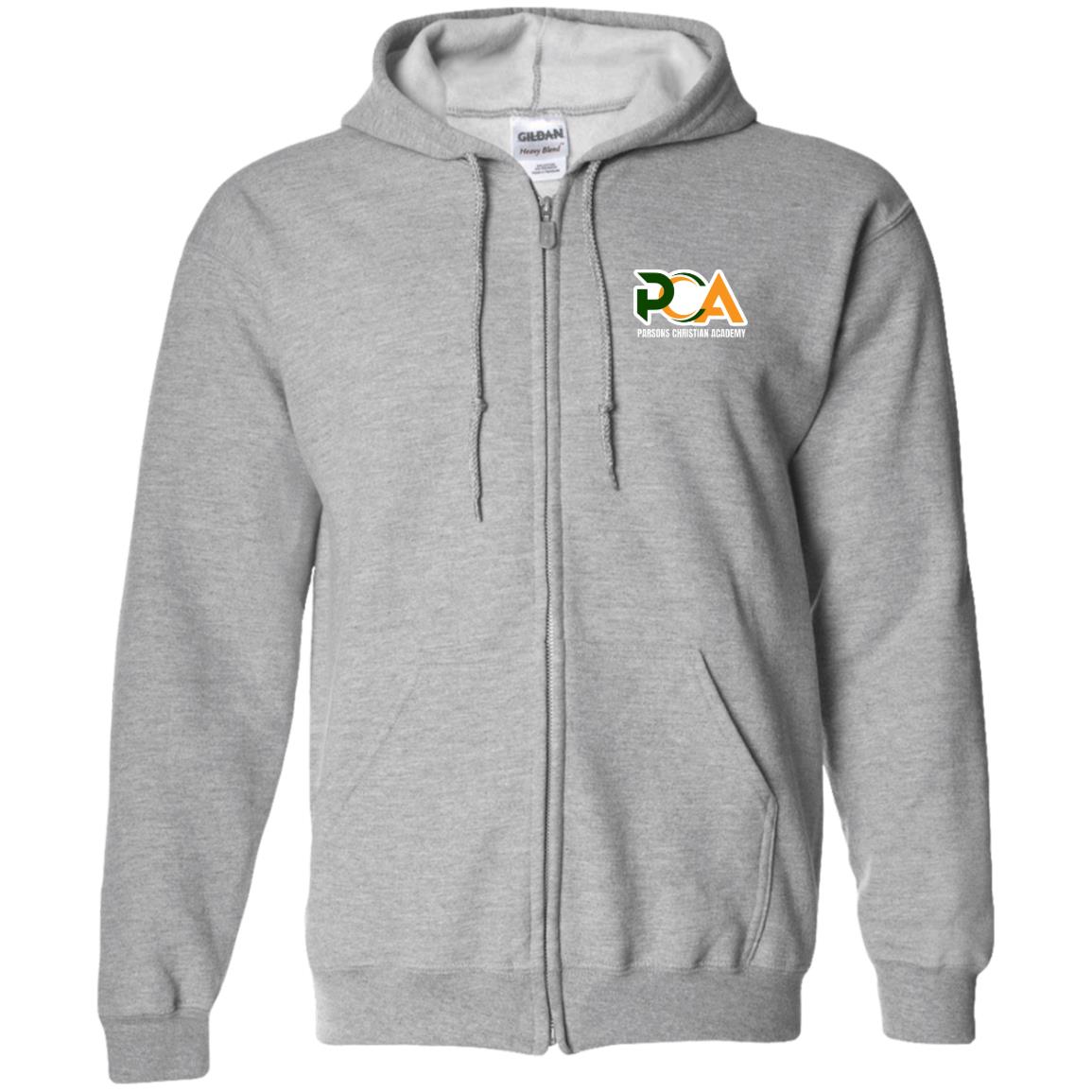 ADULT PCA Zip Up Hooded Sweatshirt