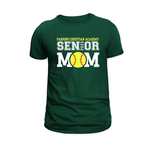 Senior Mom Softball Tee