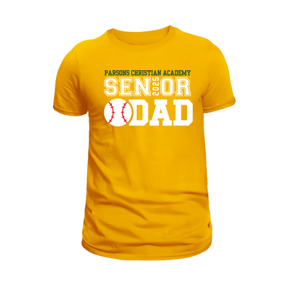 Senior Dad Baseball Tee