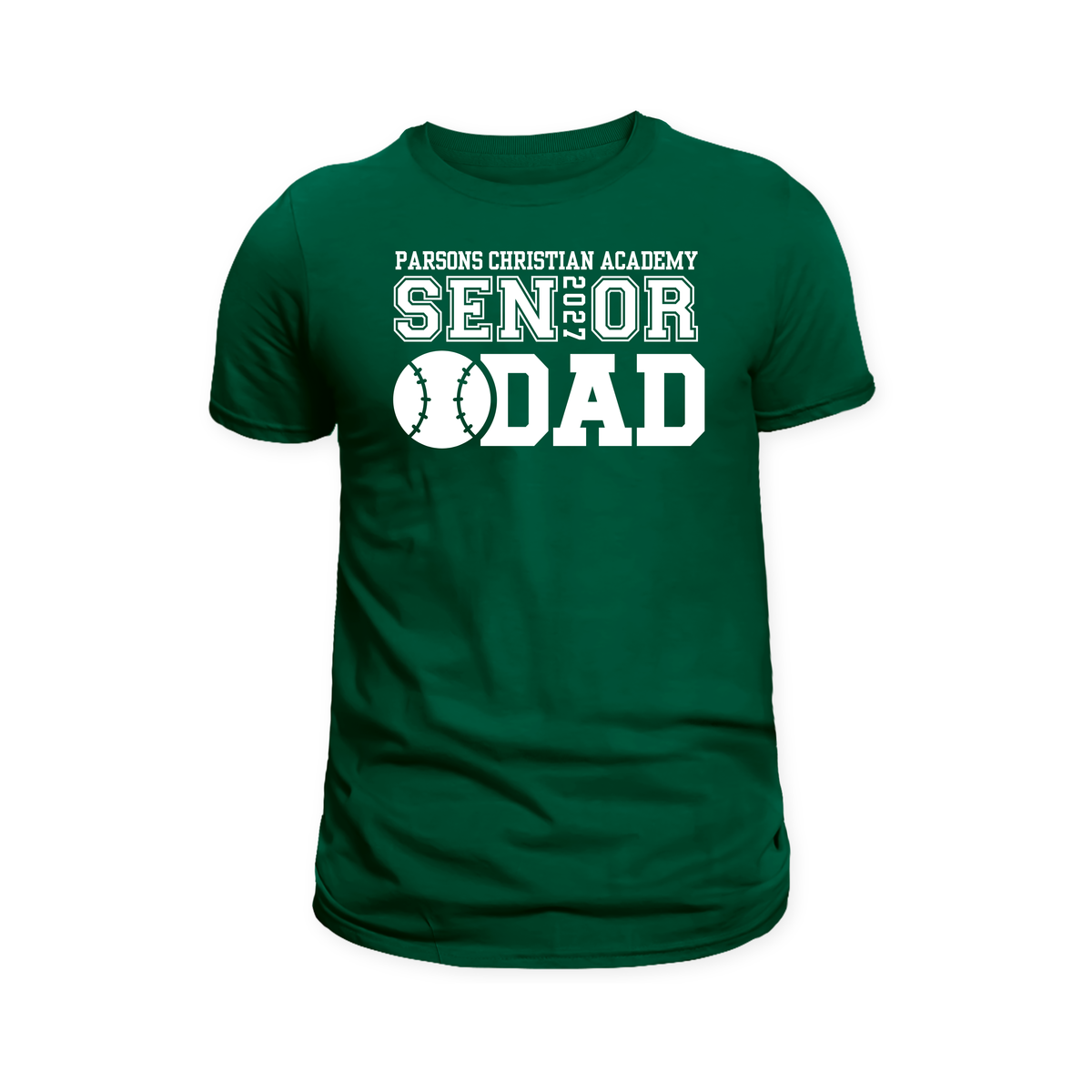 Senior Dad Baseball Tee