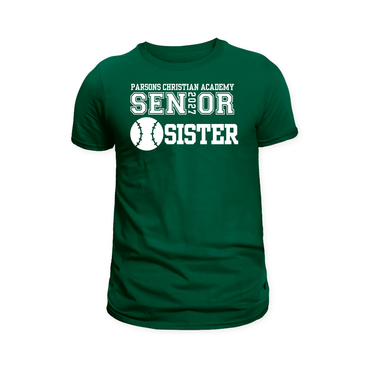 Senior Sister Baseball Tee